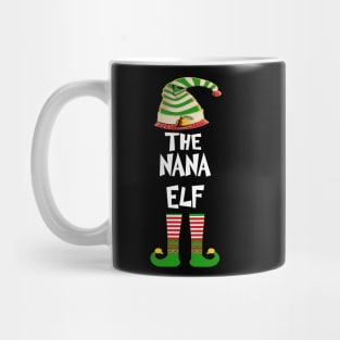 Nana Elf Family Matching Group Christmas Mug